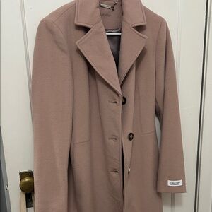 Calvin Klein Women's Blush Trench Coat